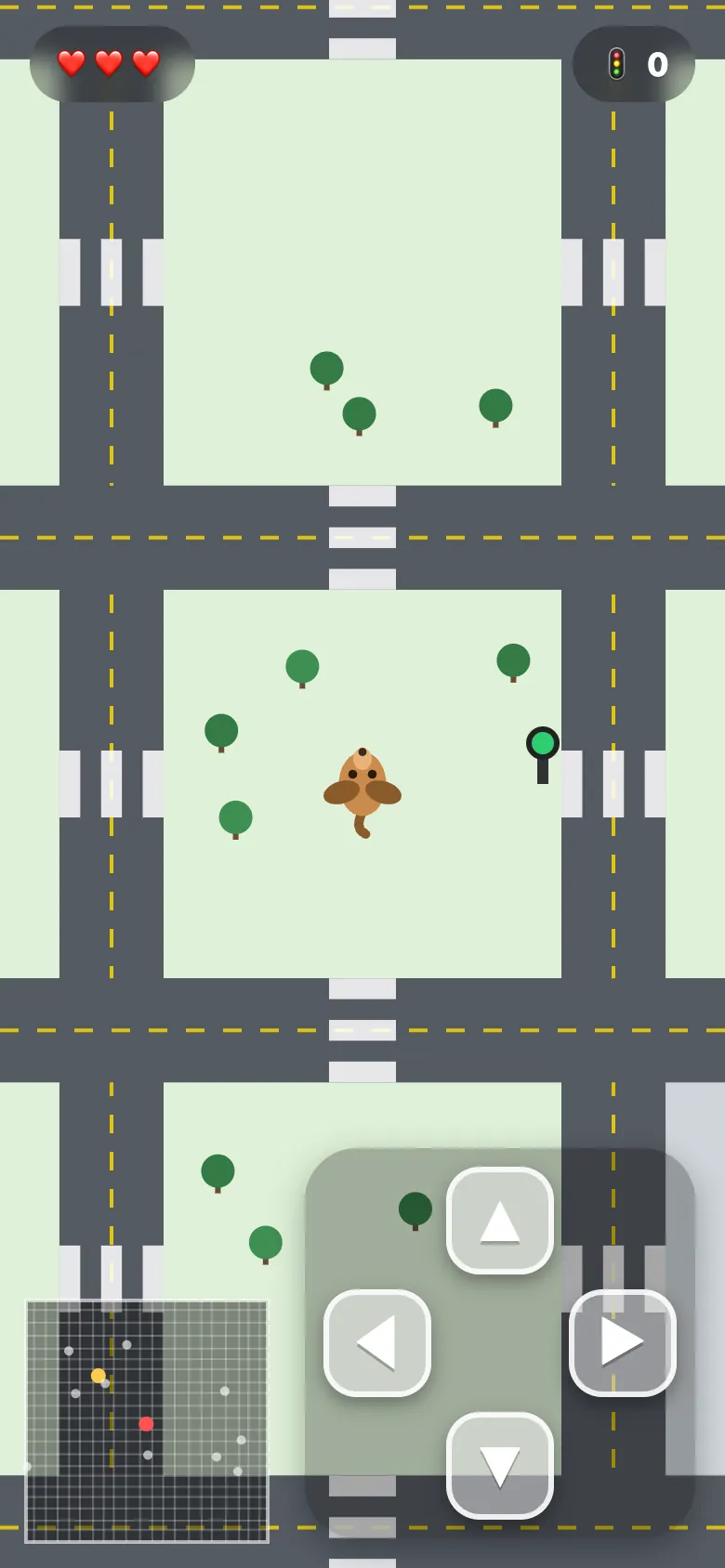 Wizzy Crossing по време на игра: Научете се да пресичате улицата безопасно.