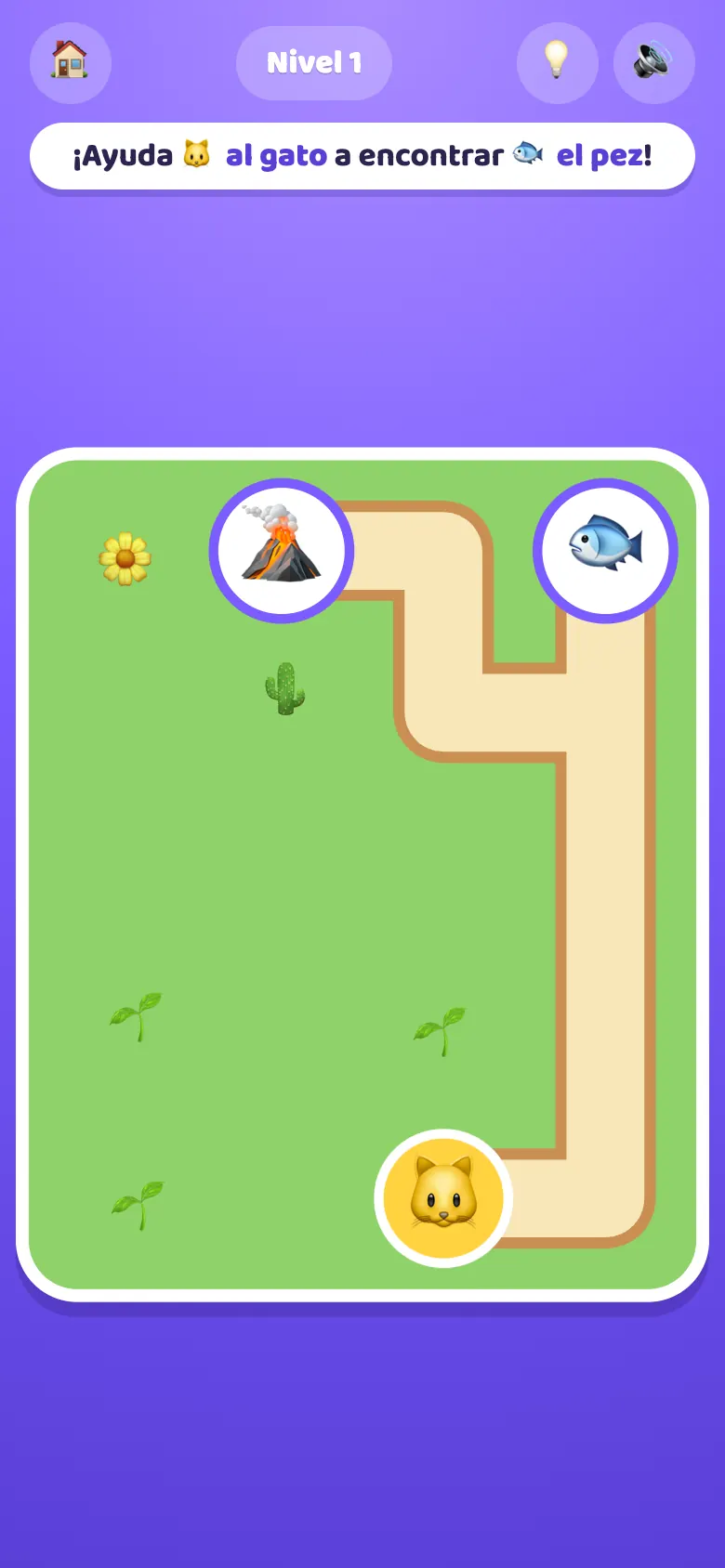 Wizzy Maze en juego: Sigue el camino correcto y ayuda a cada uno a llegar a su destino.